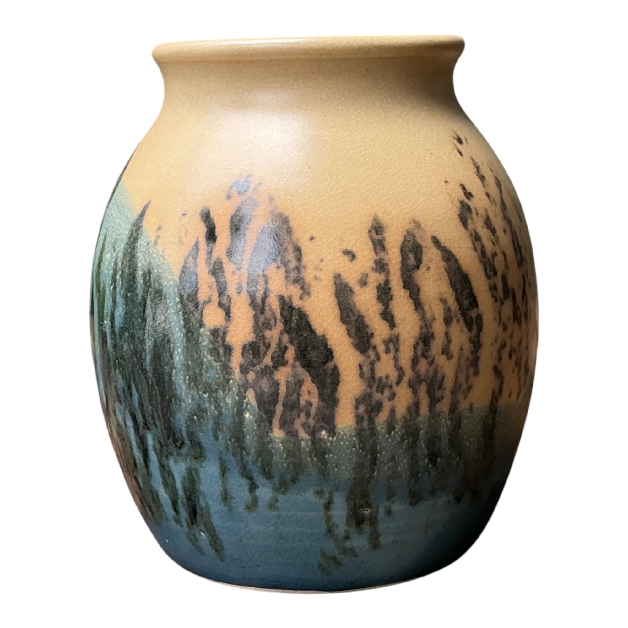 Vintage Studio Pottery Glazed Ceramic Vase