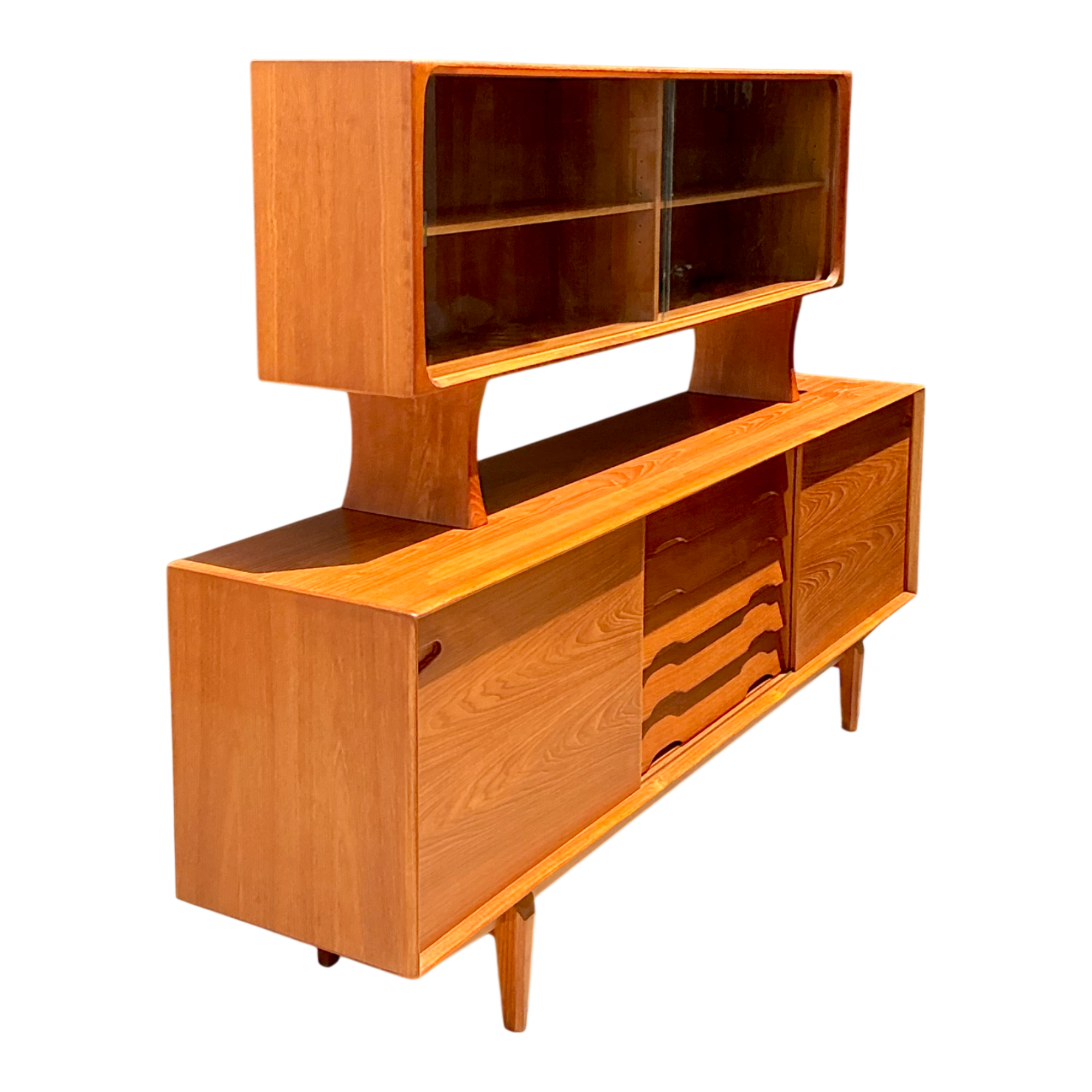 Vintage Drylund Danish Teak Hutch and Sideboard