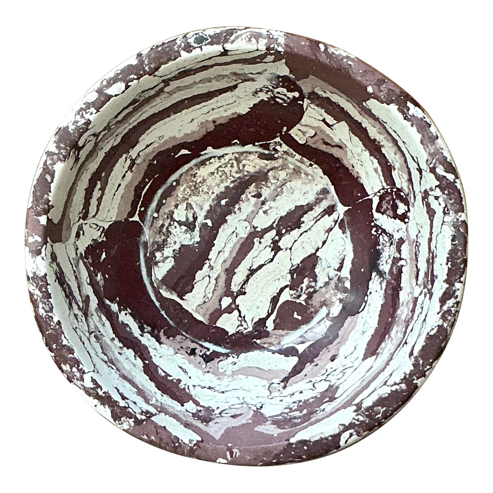 Boho Artisan Pigmented Plaster Scagliola Bowl
