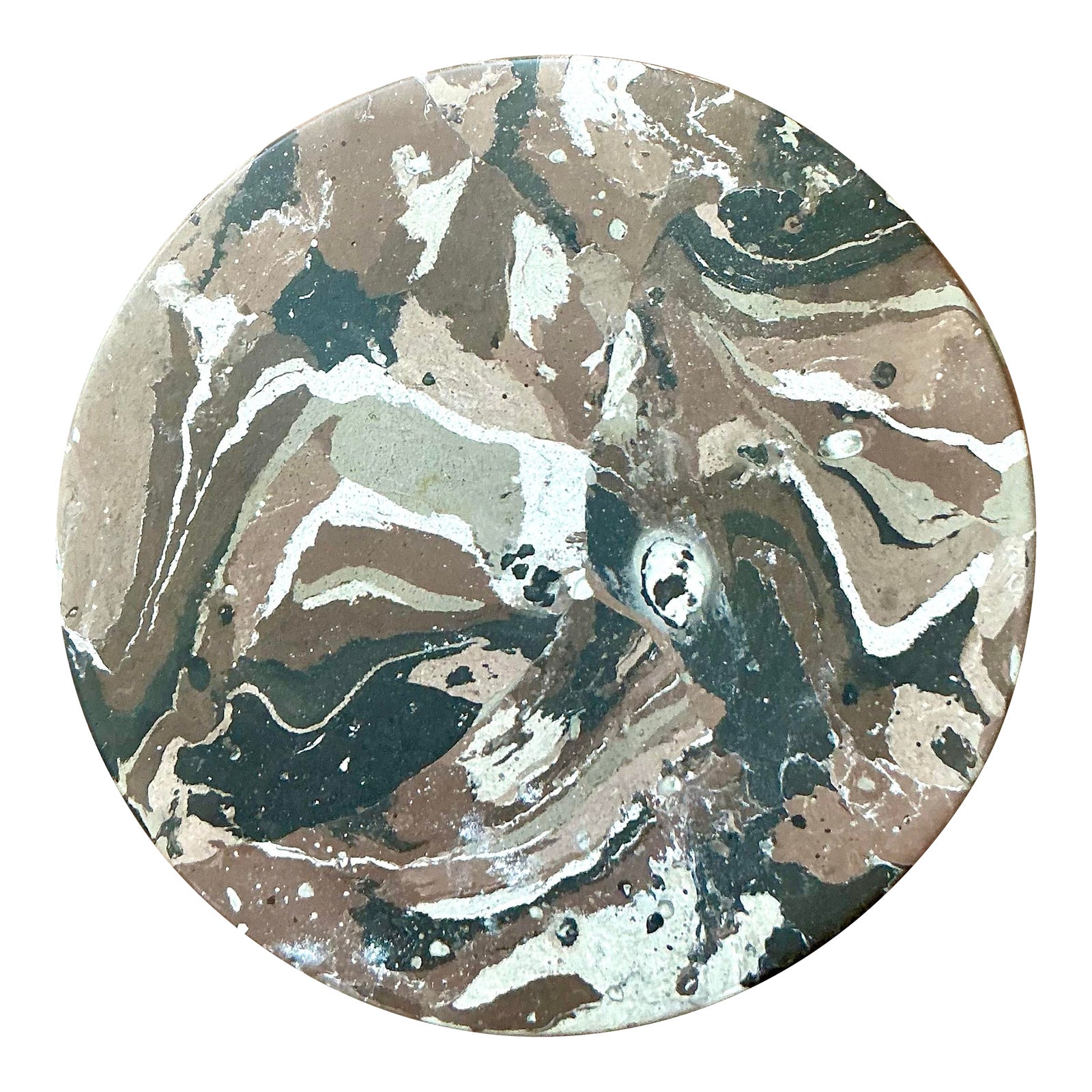 Boho Artisan Pigmented Plaster Scagliola Plinth