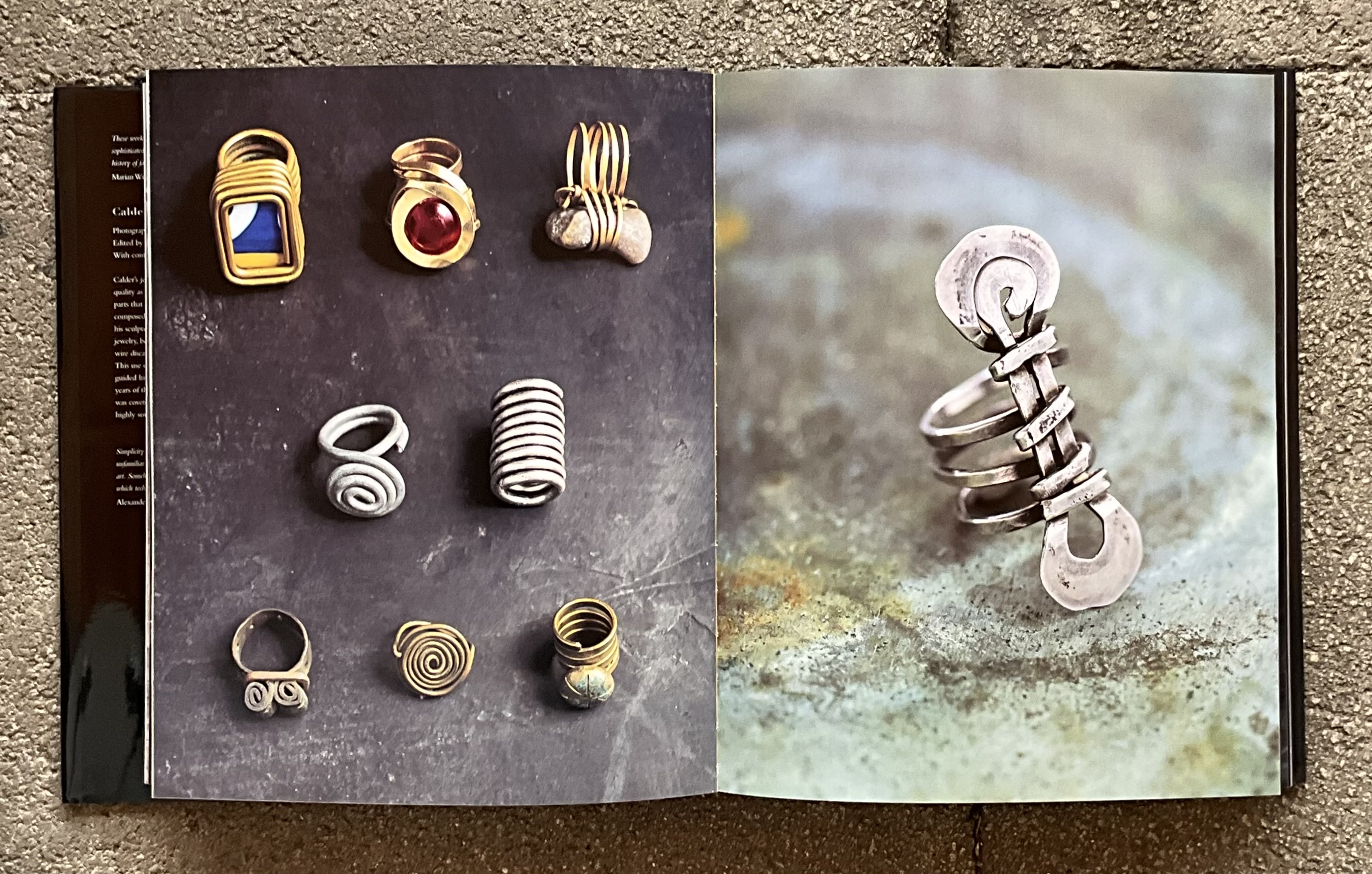 Calder Jewelry Book - Back view