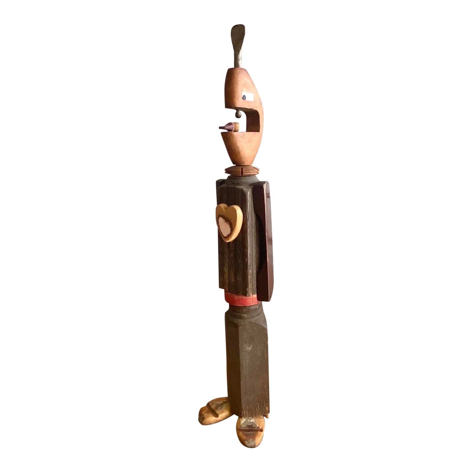 Contemporary Found Object Sculpture Signed Lisa Lulo