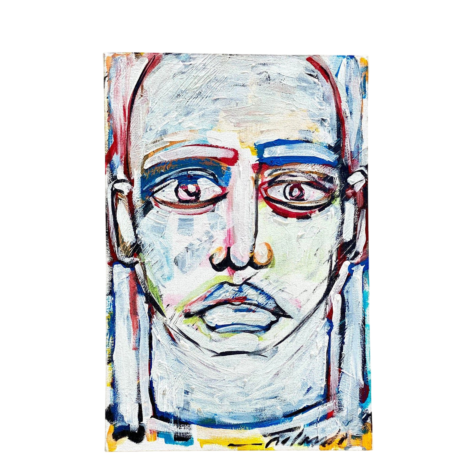 Contemporary Original Abstract Oil Signed Roland