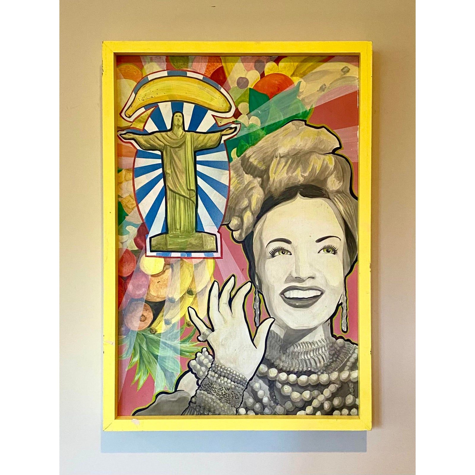 Contemporary Original Oil Painting Signed Porkchop - Top view