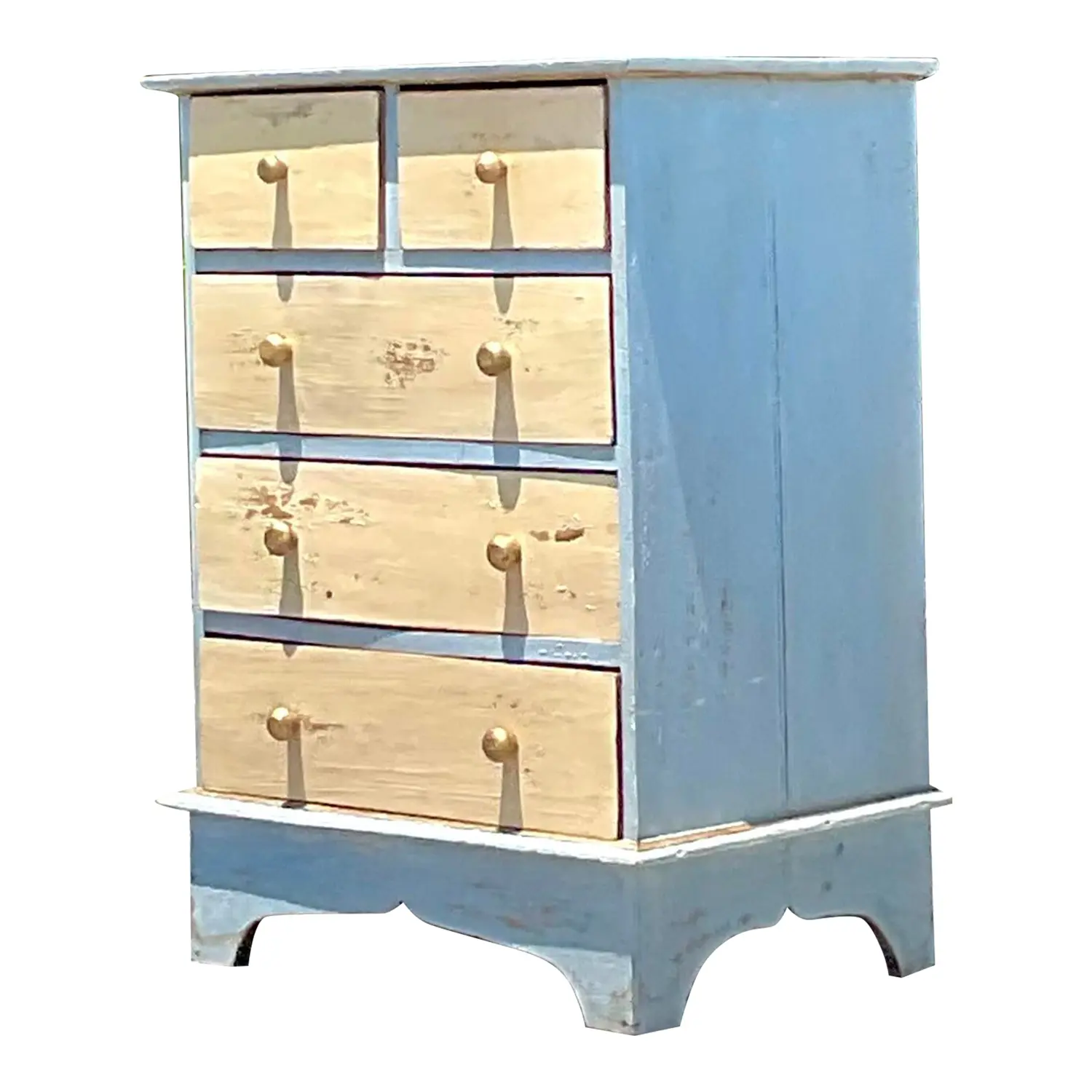 Early 20th Century Primitive Petite Chest of Drawers