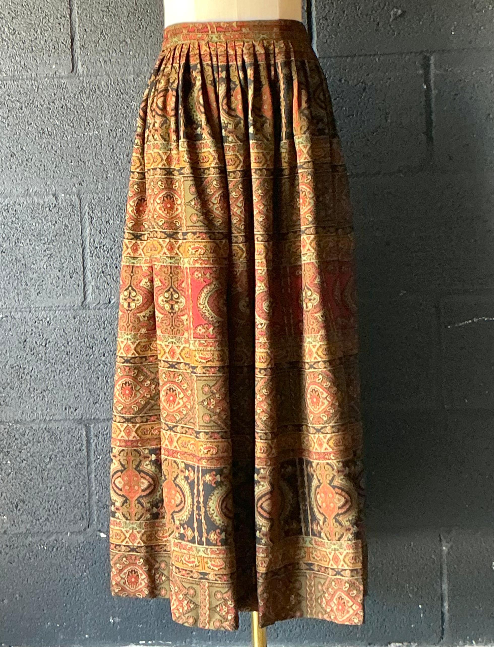 Vintage Ralph Lauren Long Skirt - Side view