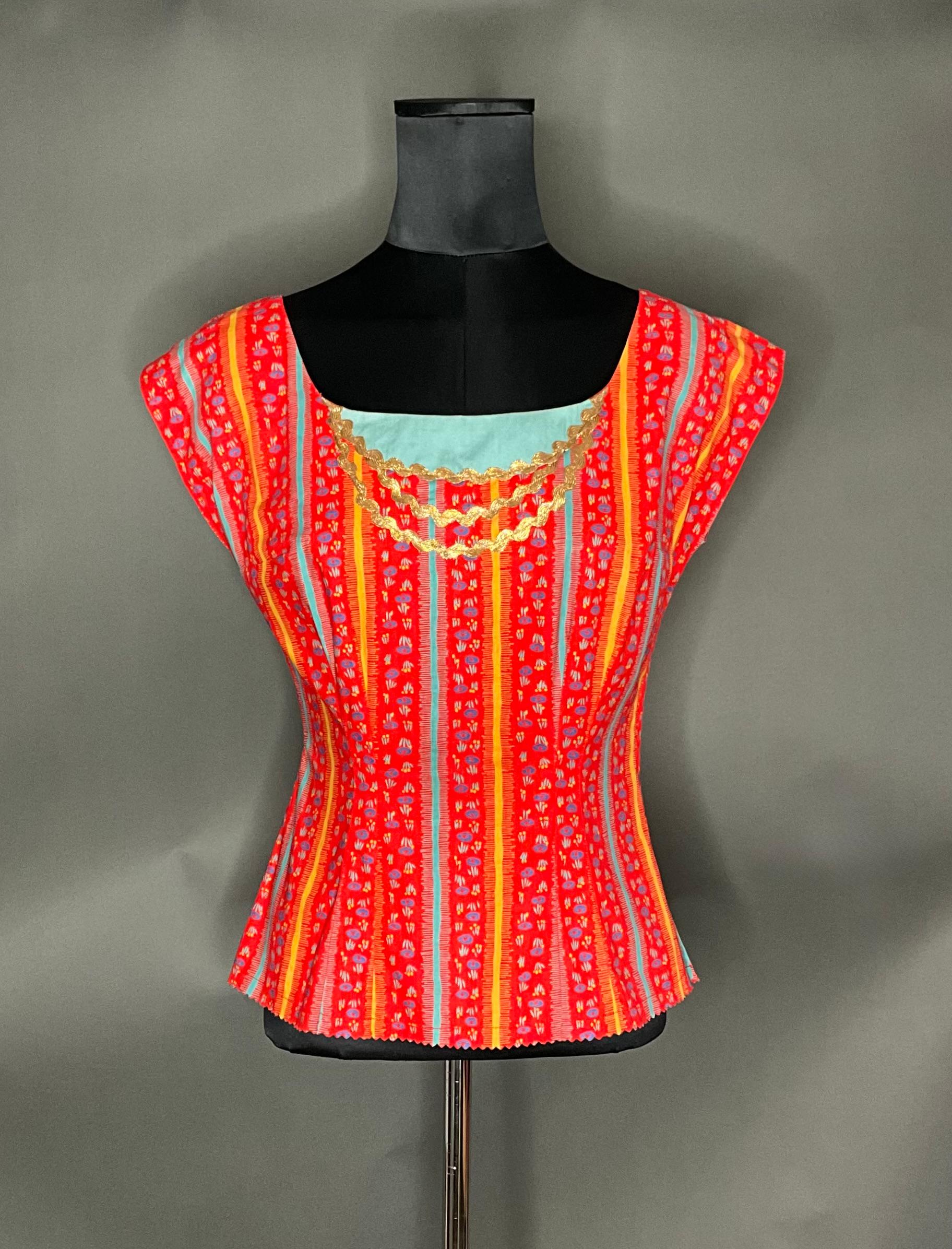 Vintage Rick Rack Two Piece Set - Back view