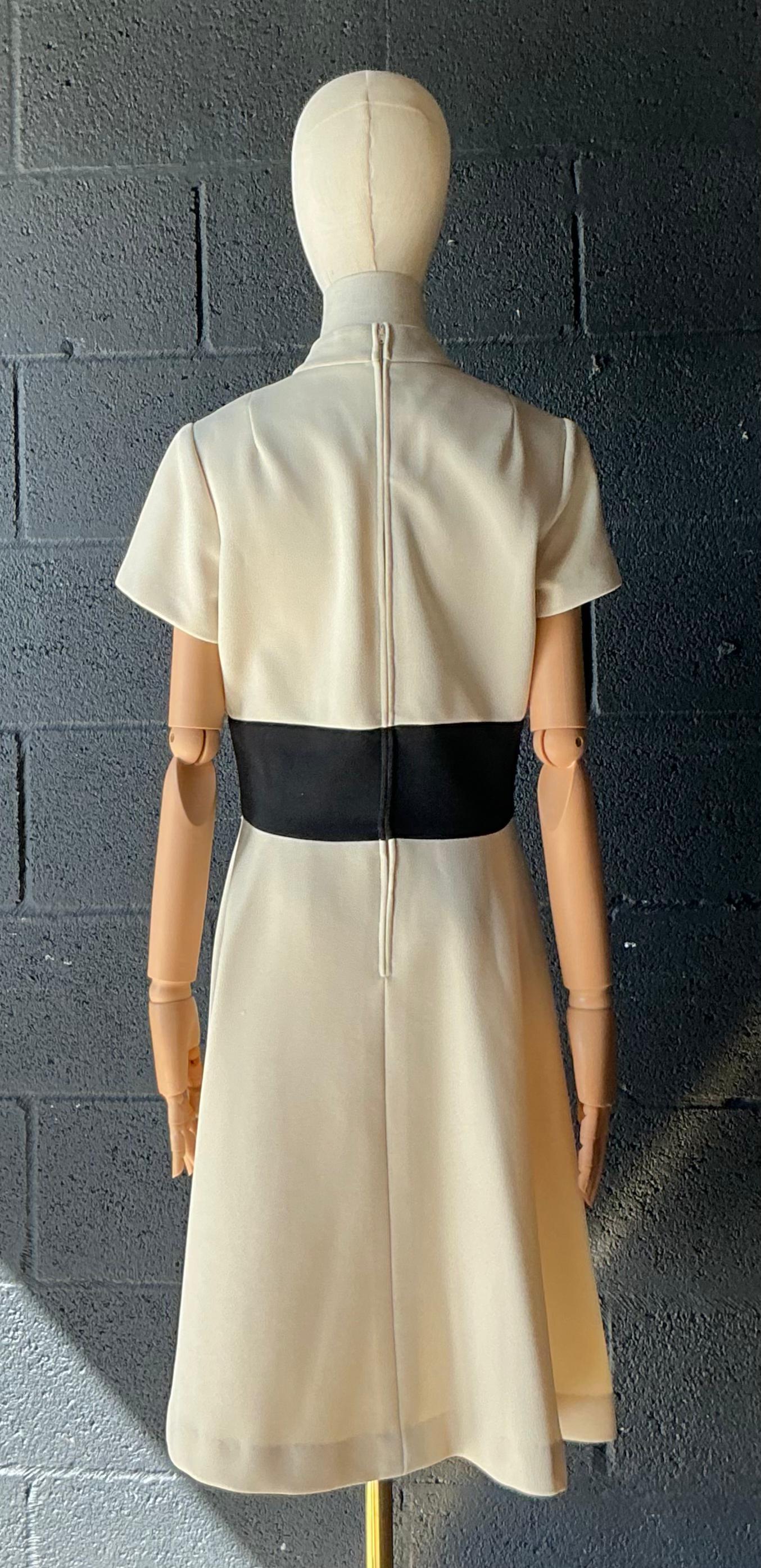 Vintage Alison Ayure Geometric Dress - Top view