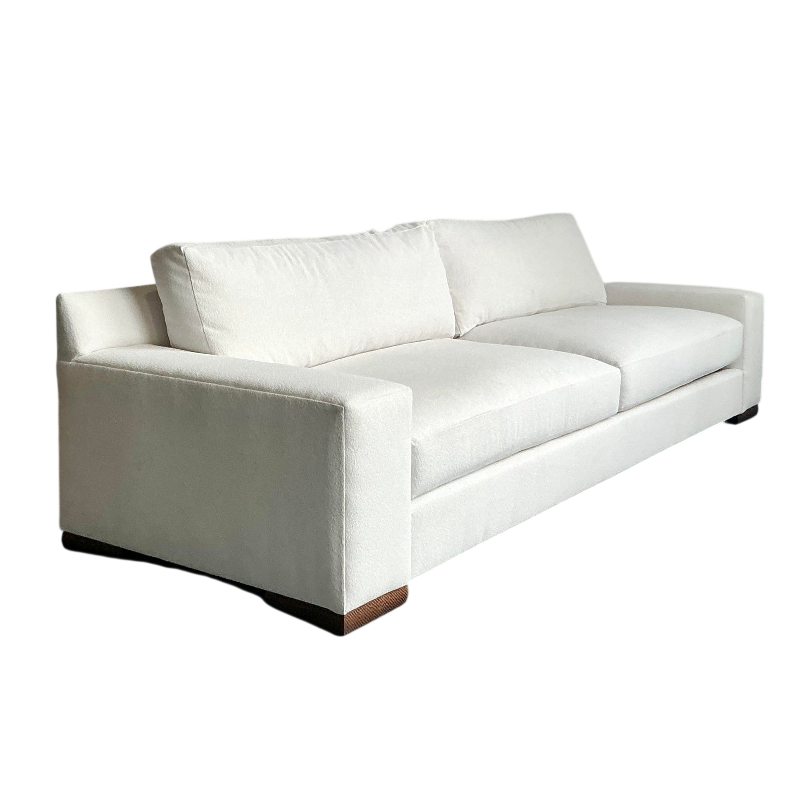 Hickory Chair Vintage Flat Arm Long Sofa