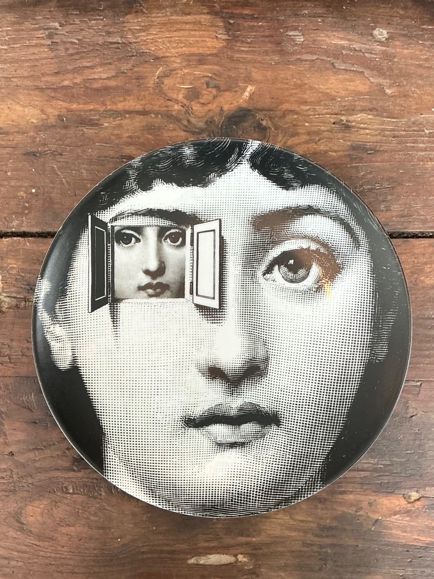 Fornasetti Italian Tema e Variazioni Plate - Detail view