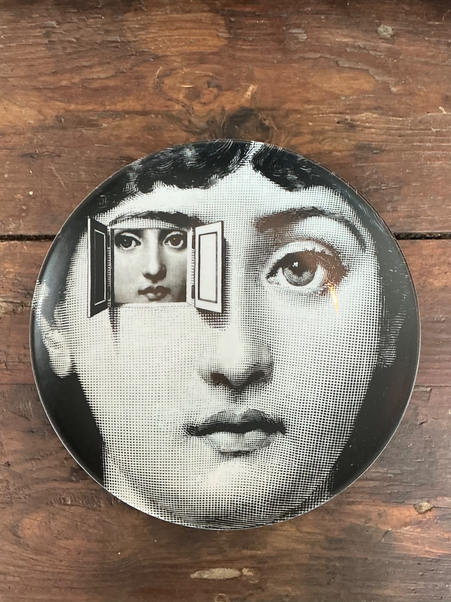 Fornasetti Italian Tema e Variazioni Plate - Top view