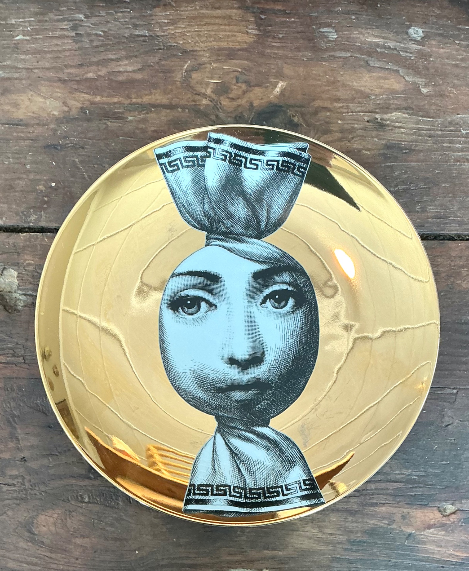 Fornasetti Italian Tema e Variazioni Plate - Top view