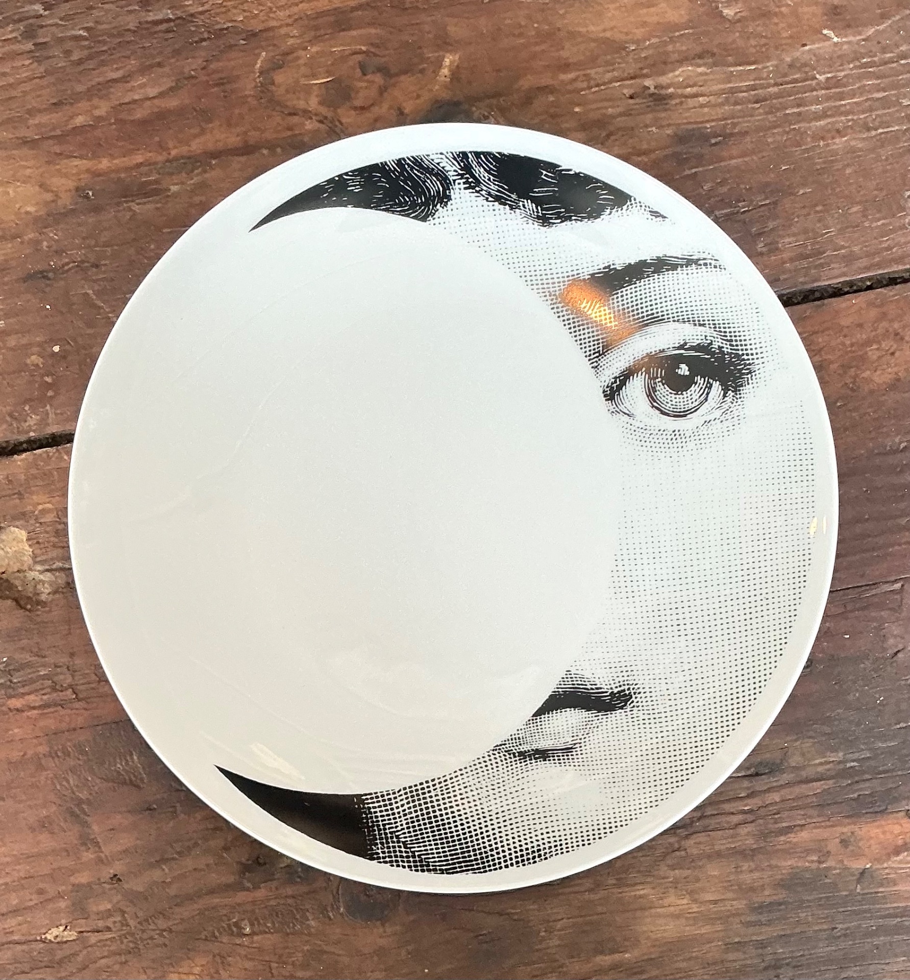 Fornasetti Italian Tema e Variazioni Plate - Detail view