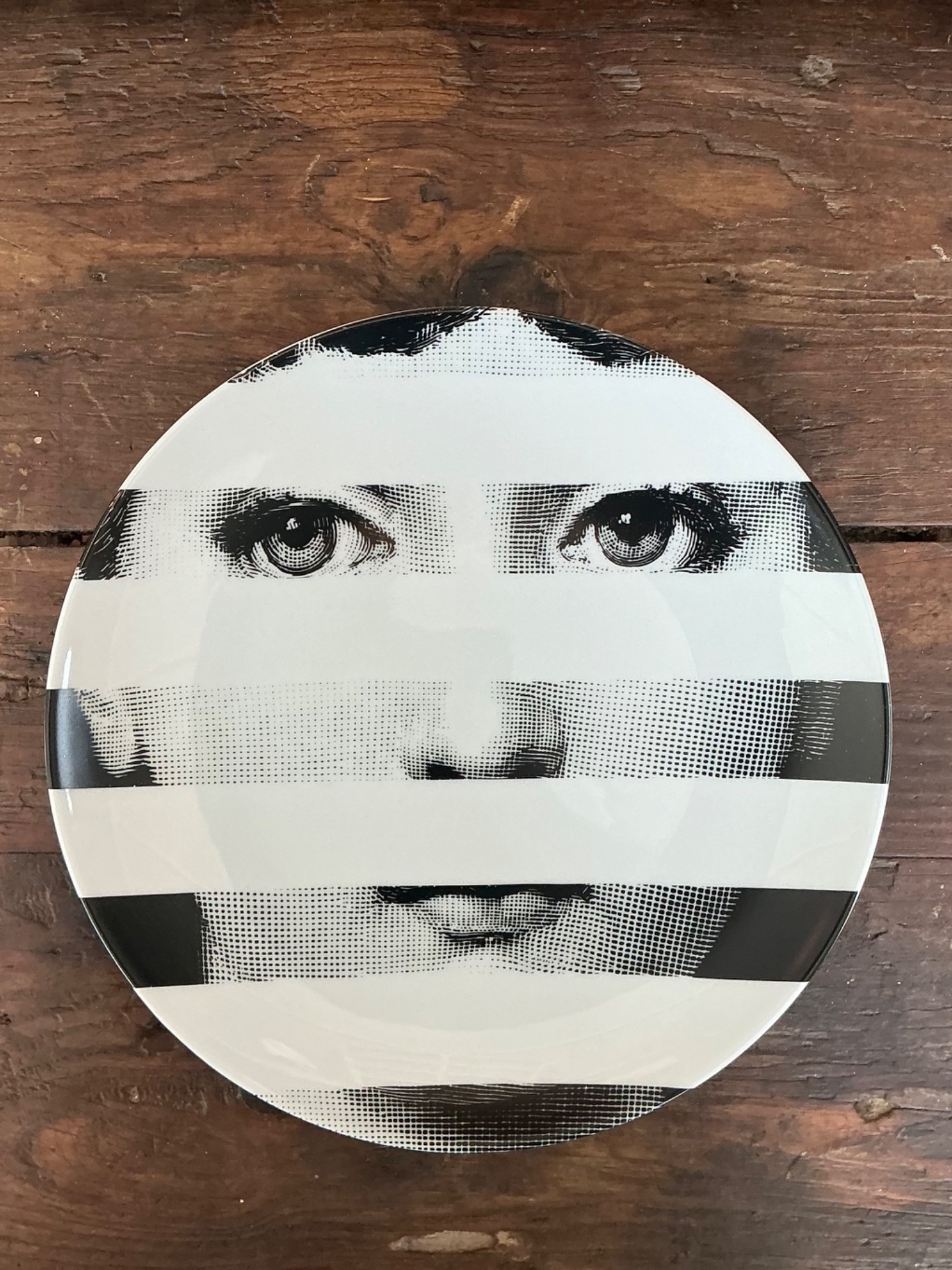 Fornasetti Italian Tema e Variazioni Plate - Top view