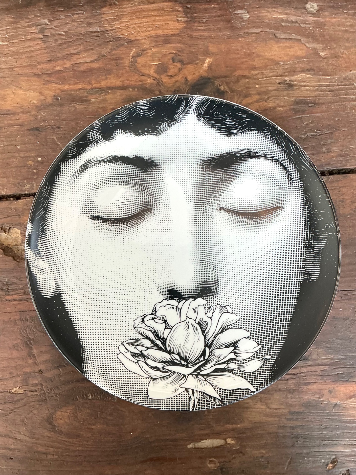 Fornasetti Italian Tema e Variazioni Plate - Top view