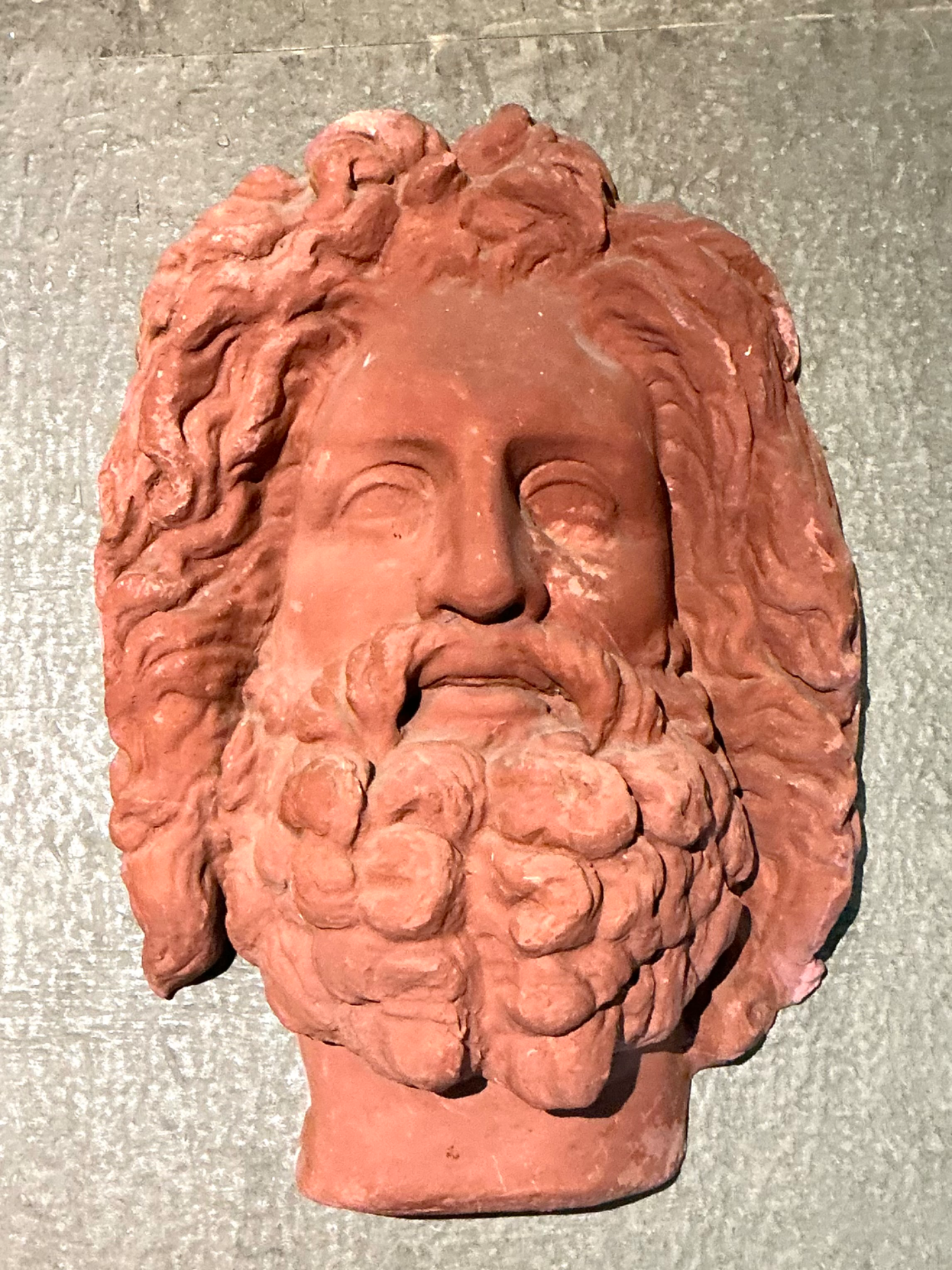 Vintage Terracotta Wall Sculpture - Detail view