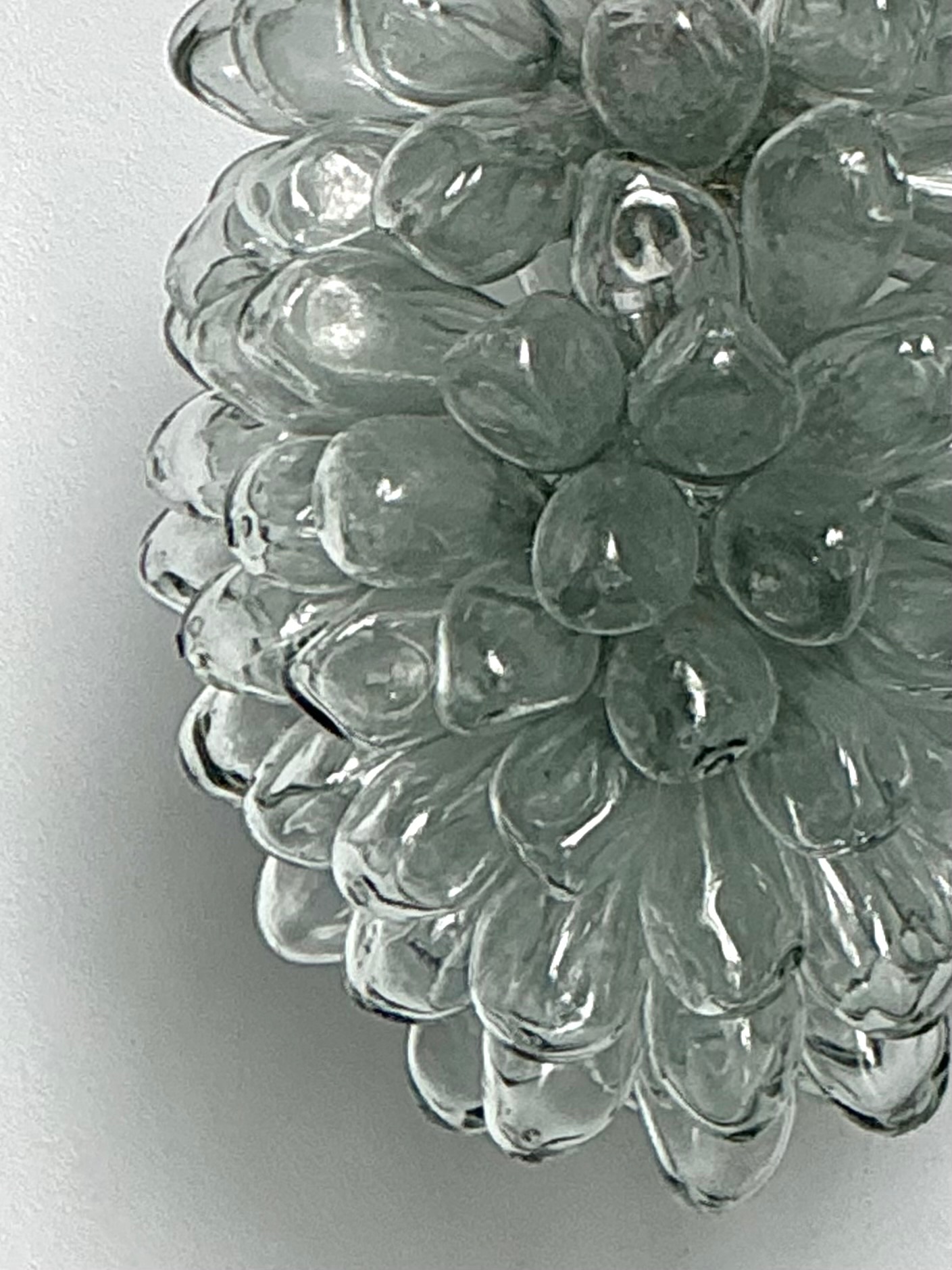 Vintage Italian Glass Cluster Light Fixture - Top view