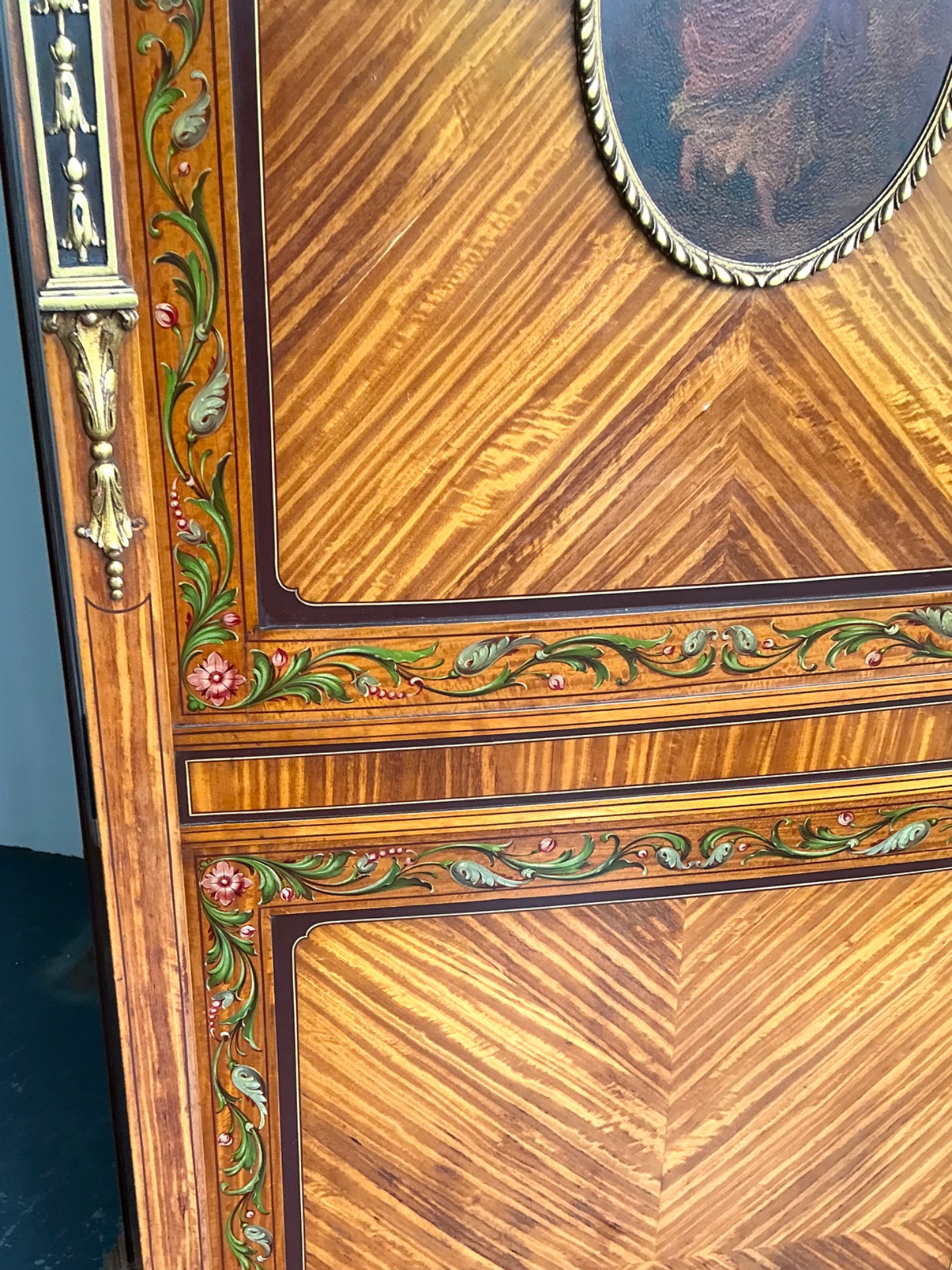 Antique Italian Neoclassical Style Armoire - Back view