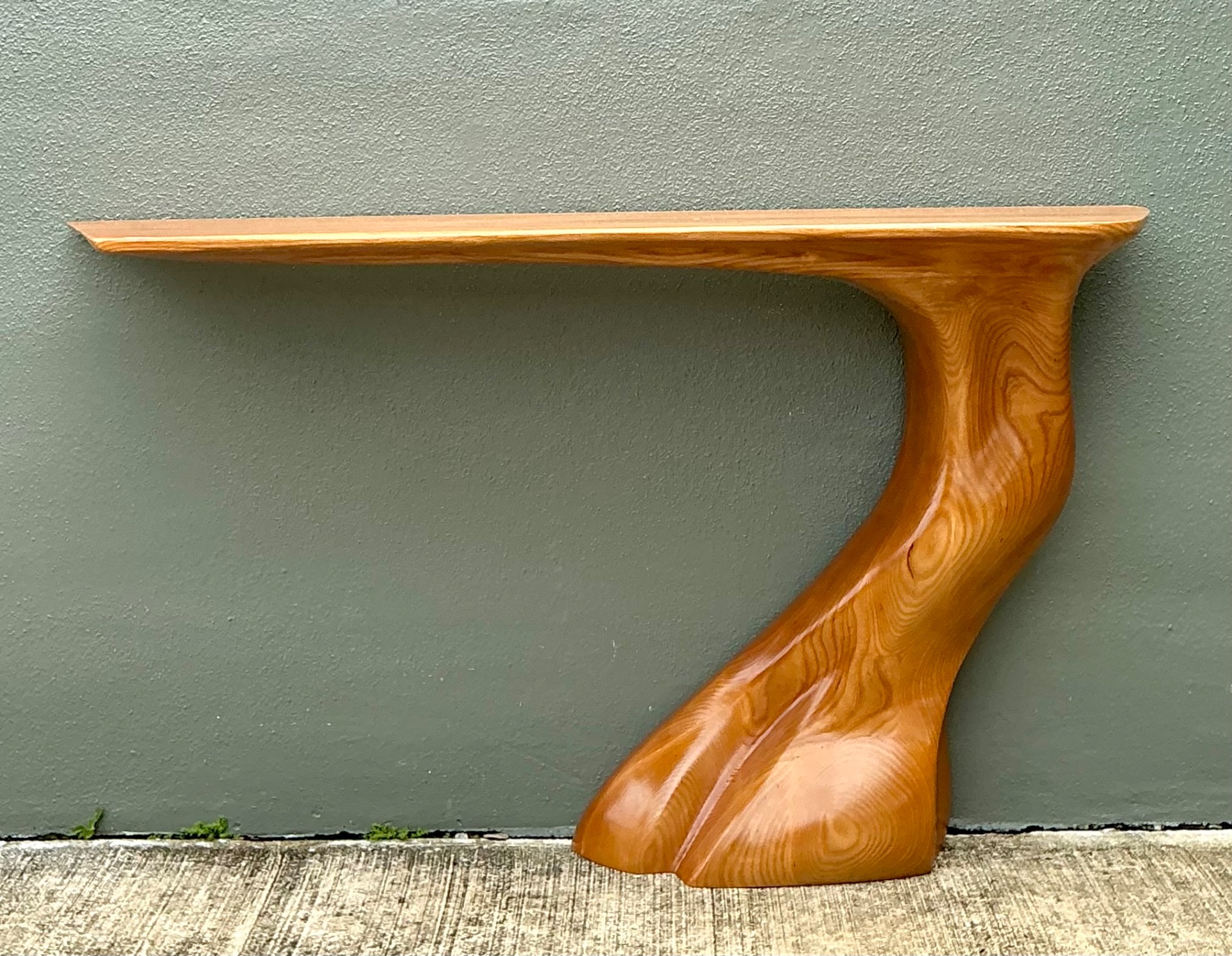Vintage Amorph “Frolic” Wall Mount Console Table  - Back view