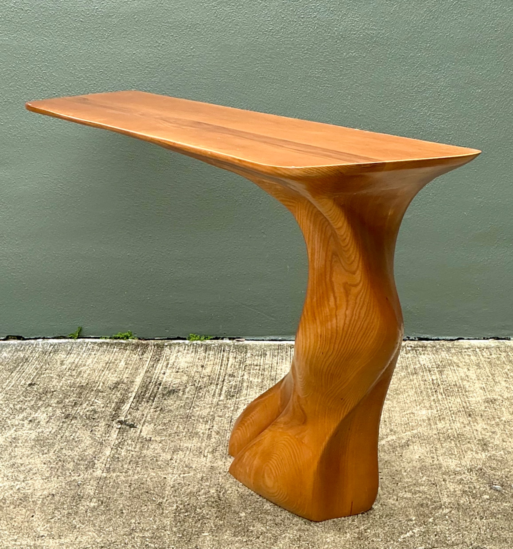 Vintage Amorph “Frolic” Wall Mount Console Table  - Side view