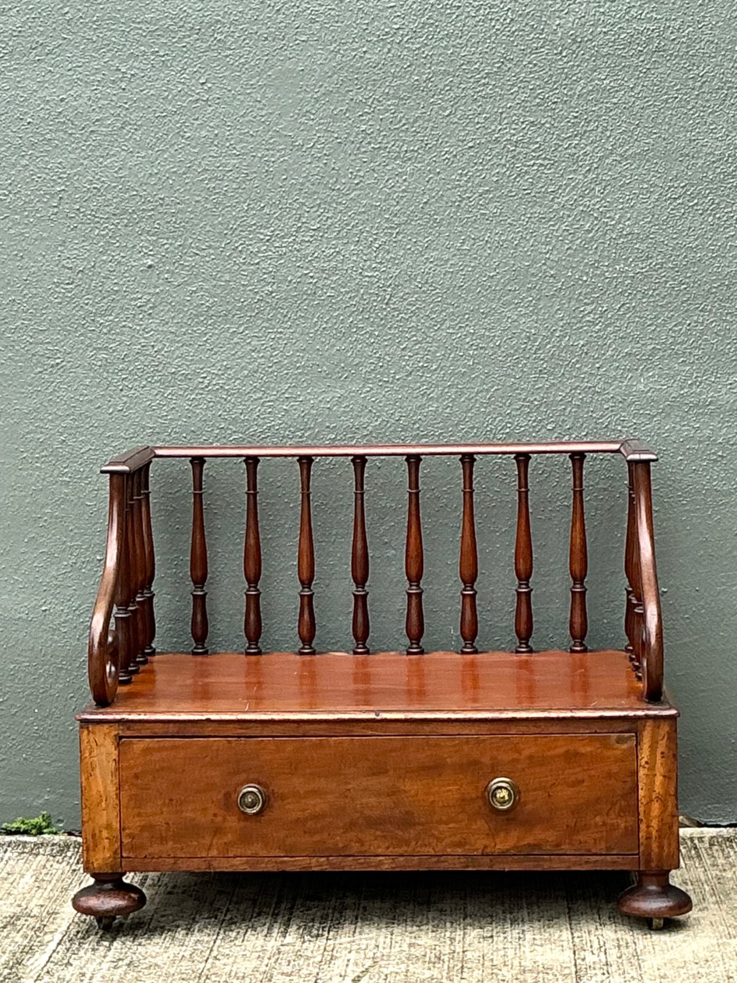 Vintage 19th Century English Book Stand - Top view