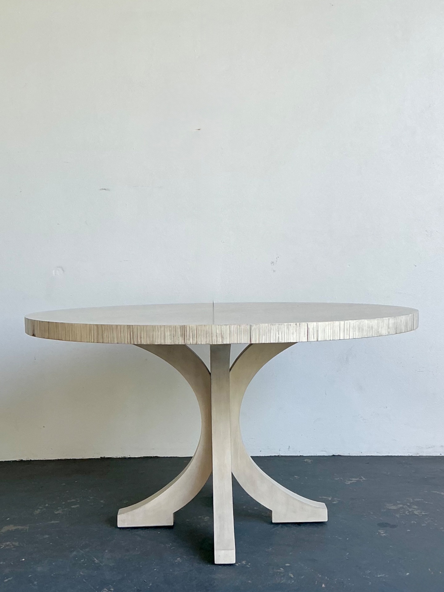 Vintage Carlyle “Carlyle” Washed Wood Dining Table - Back view