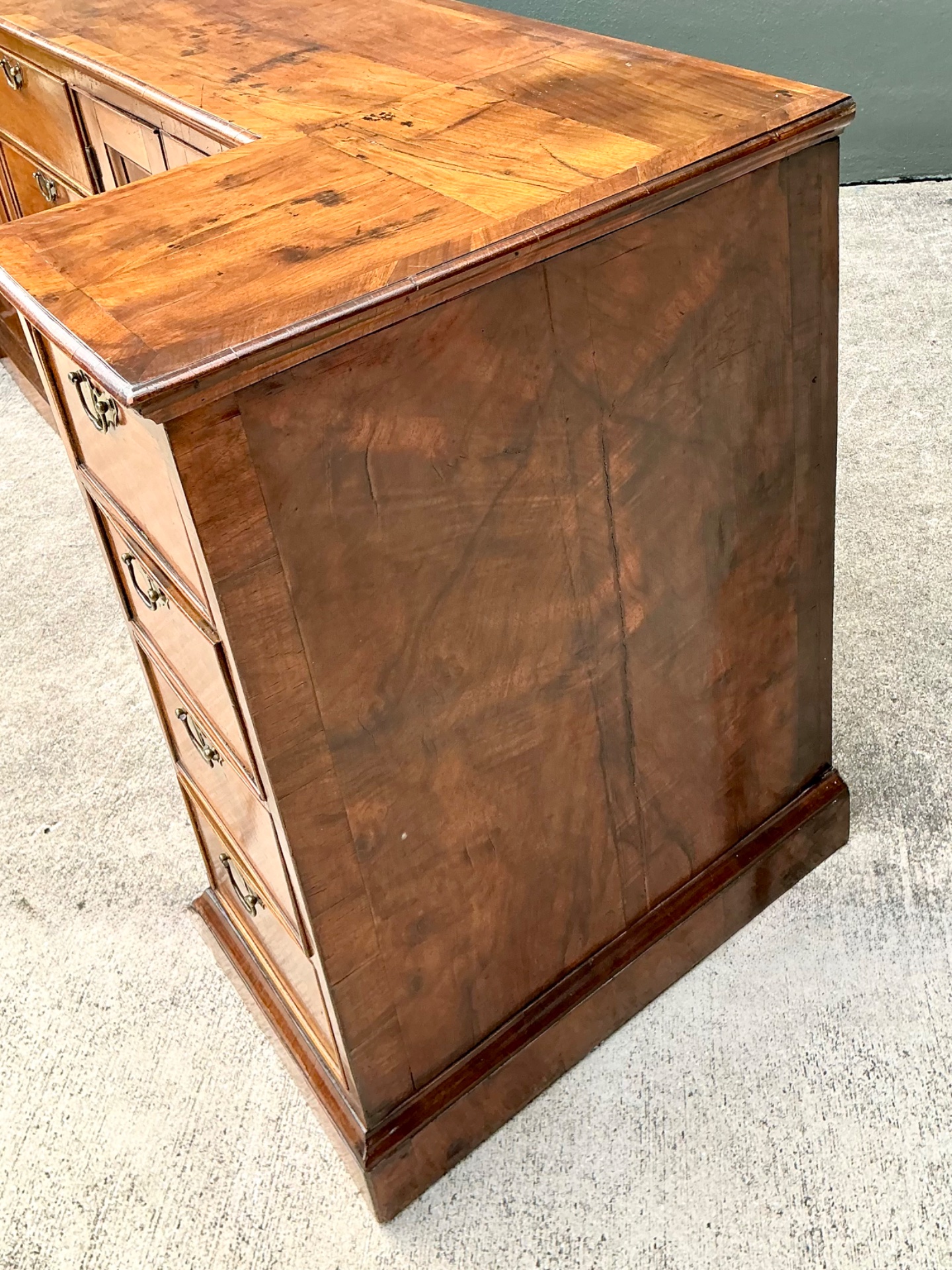 Vintage English Mahogany Sideboard - Back view
