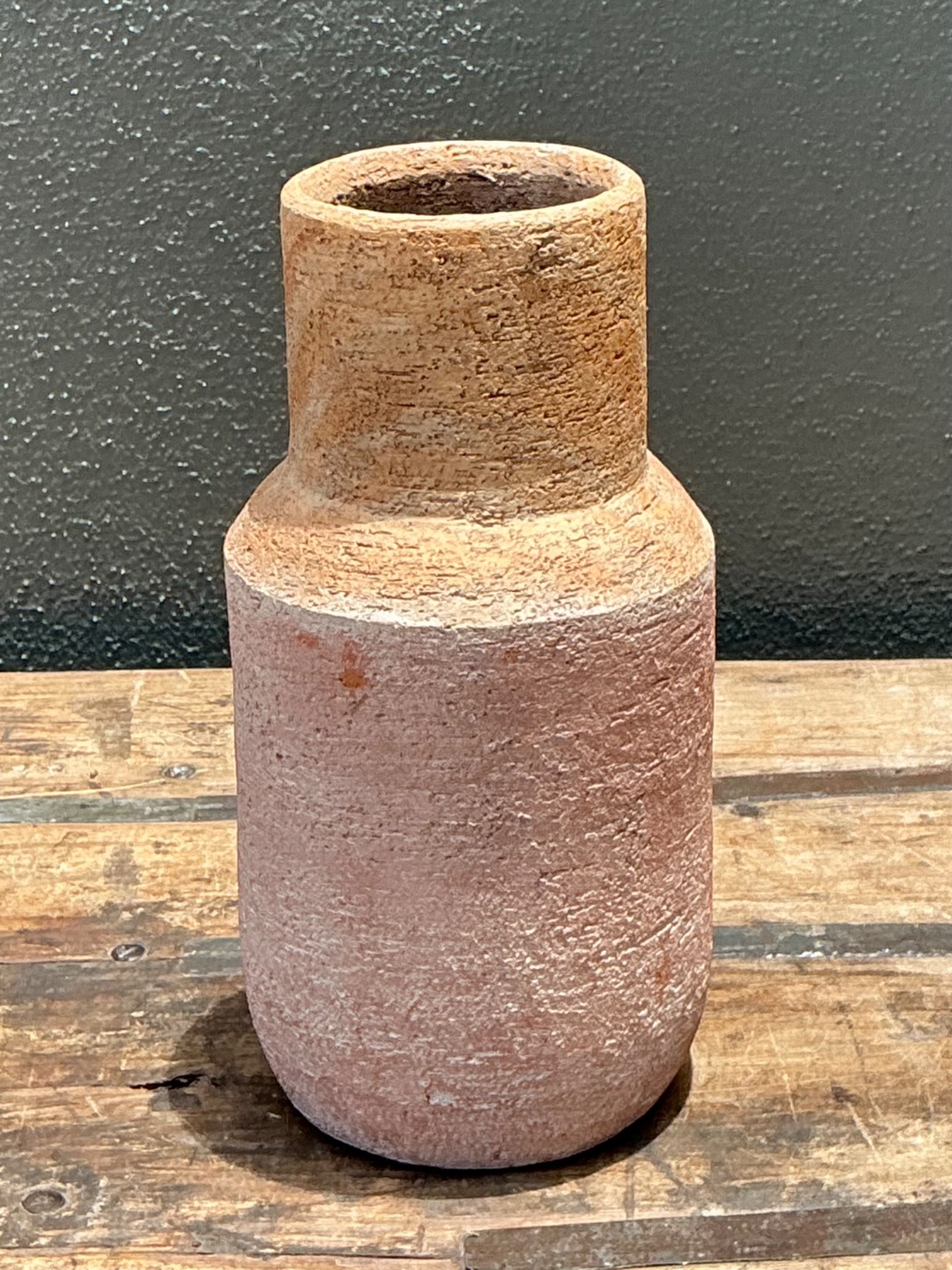 Vintage Studio Pottery Vase - Back view