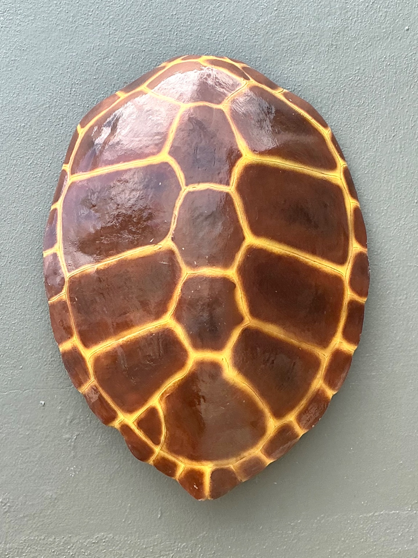 Vintage Monumental Faux Tortoise Shell - Side view
