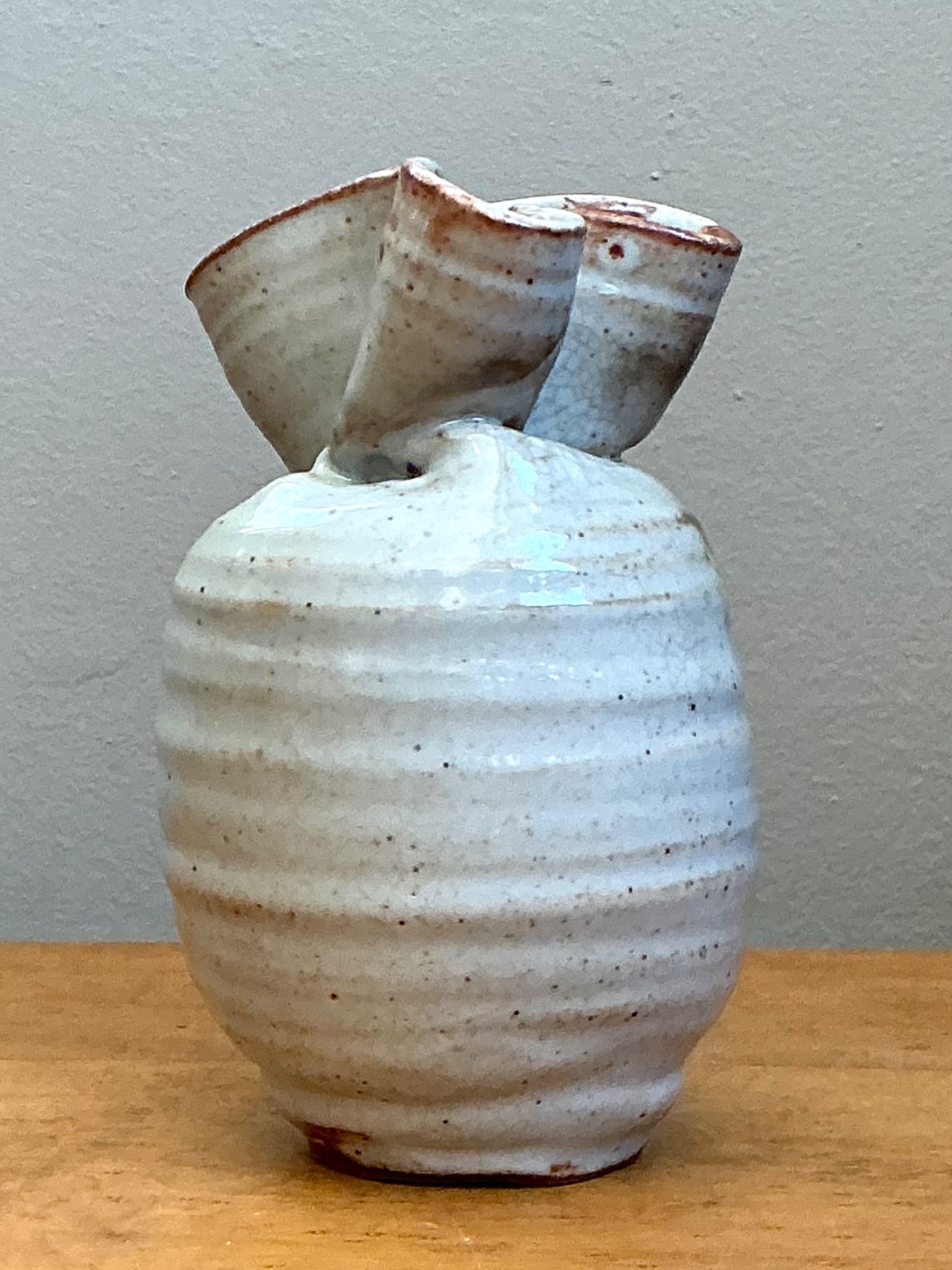 Vintage Abstract Ceramic Vase - Detail view