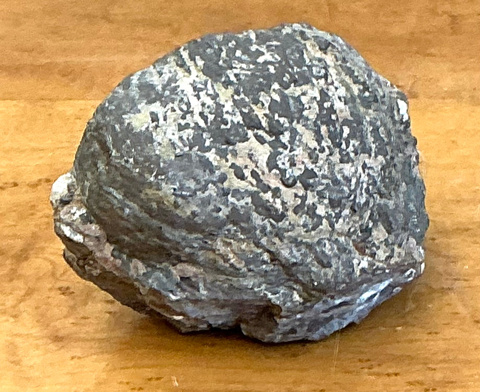 Vintage Blue Quartz Geode - Detail view