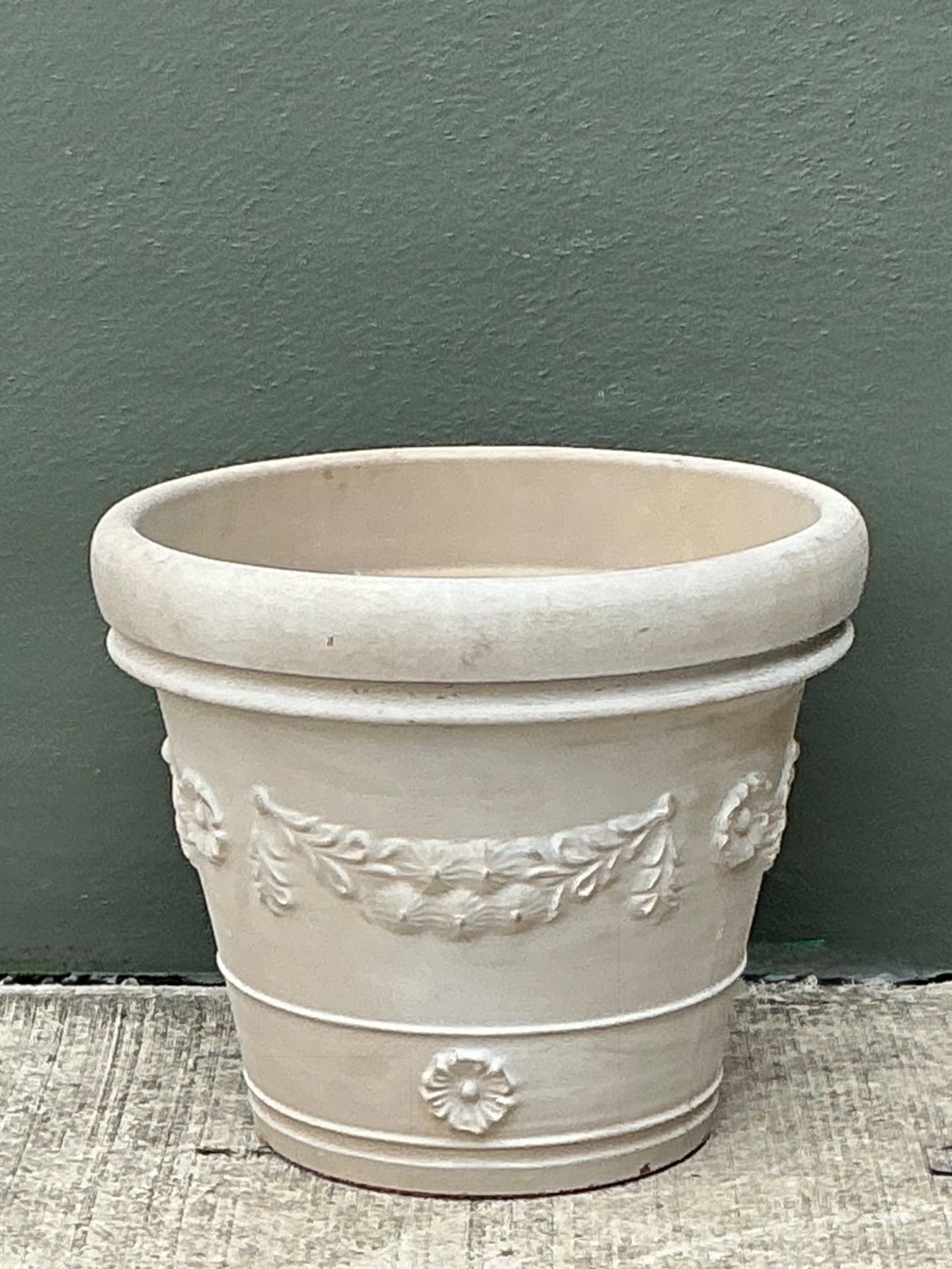 Vintage Italian Terracotta Planter - Detail view