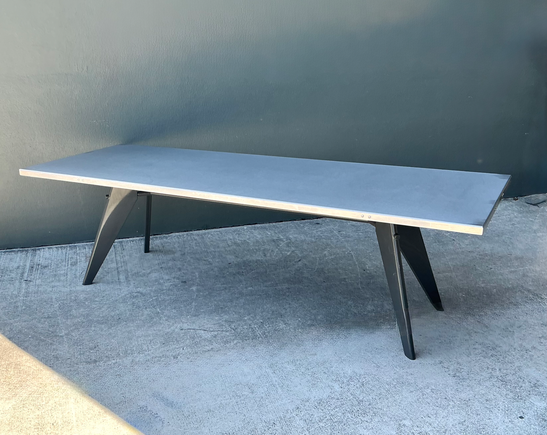 Vintage Jean Prouve For Vitra “Gstar RAW” Collectors Edition Dining Table - Detail view
