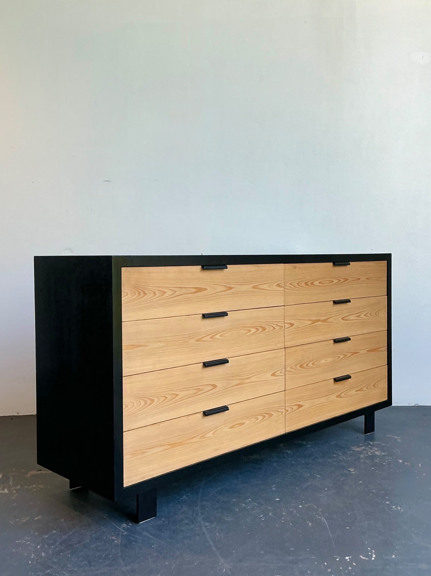 EJ Victor Modernist Wood Dresser - Back view