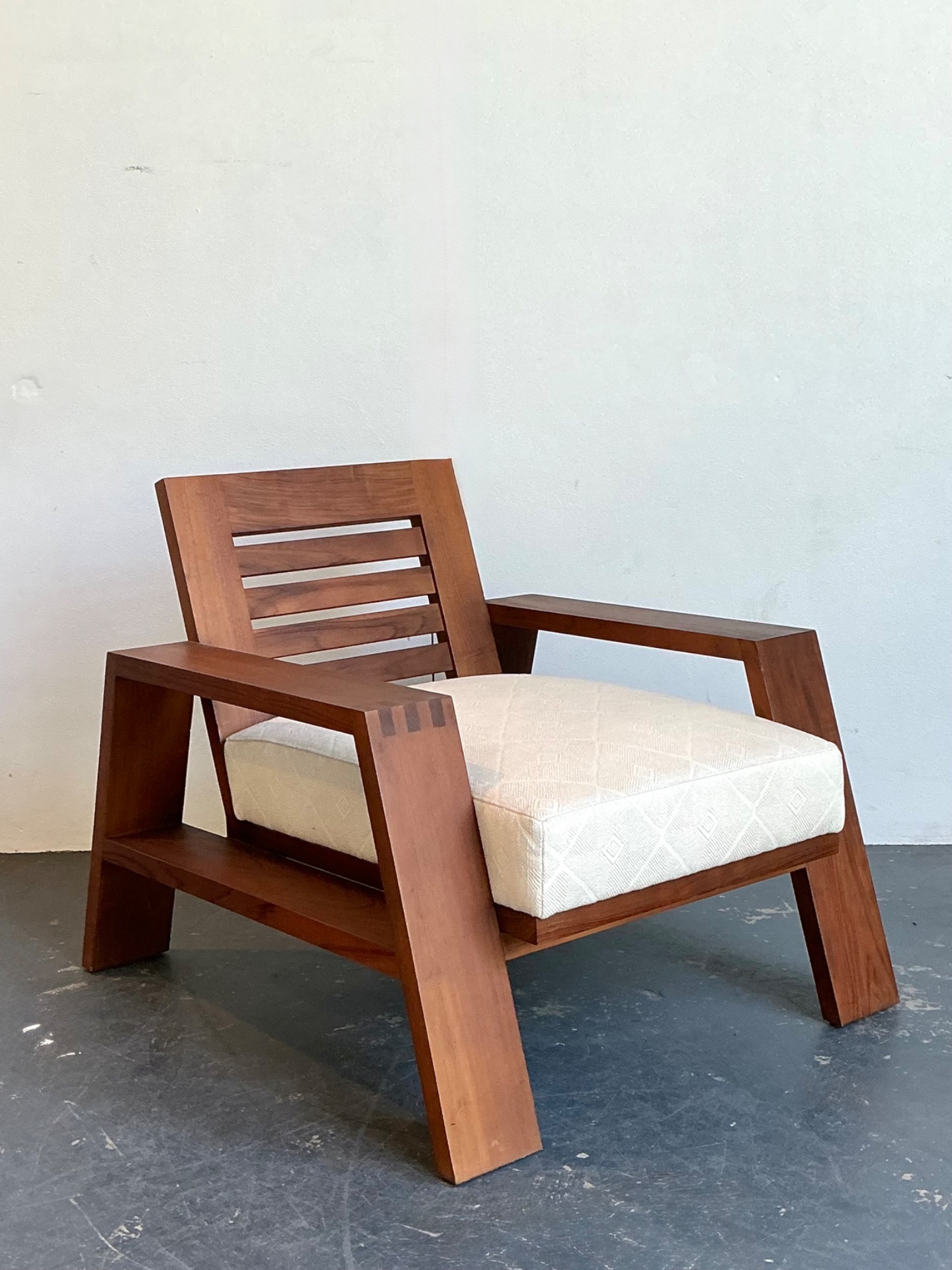 Vintage Ralph Lauren “Modern Desert” Wood Club Chair - Top view