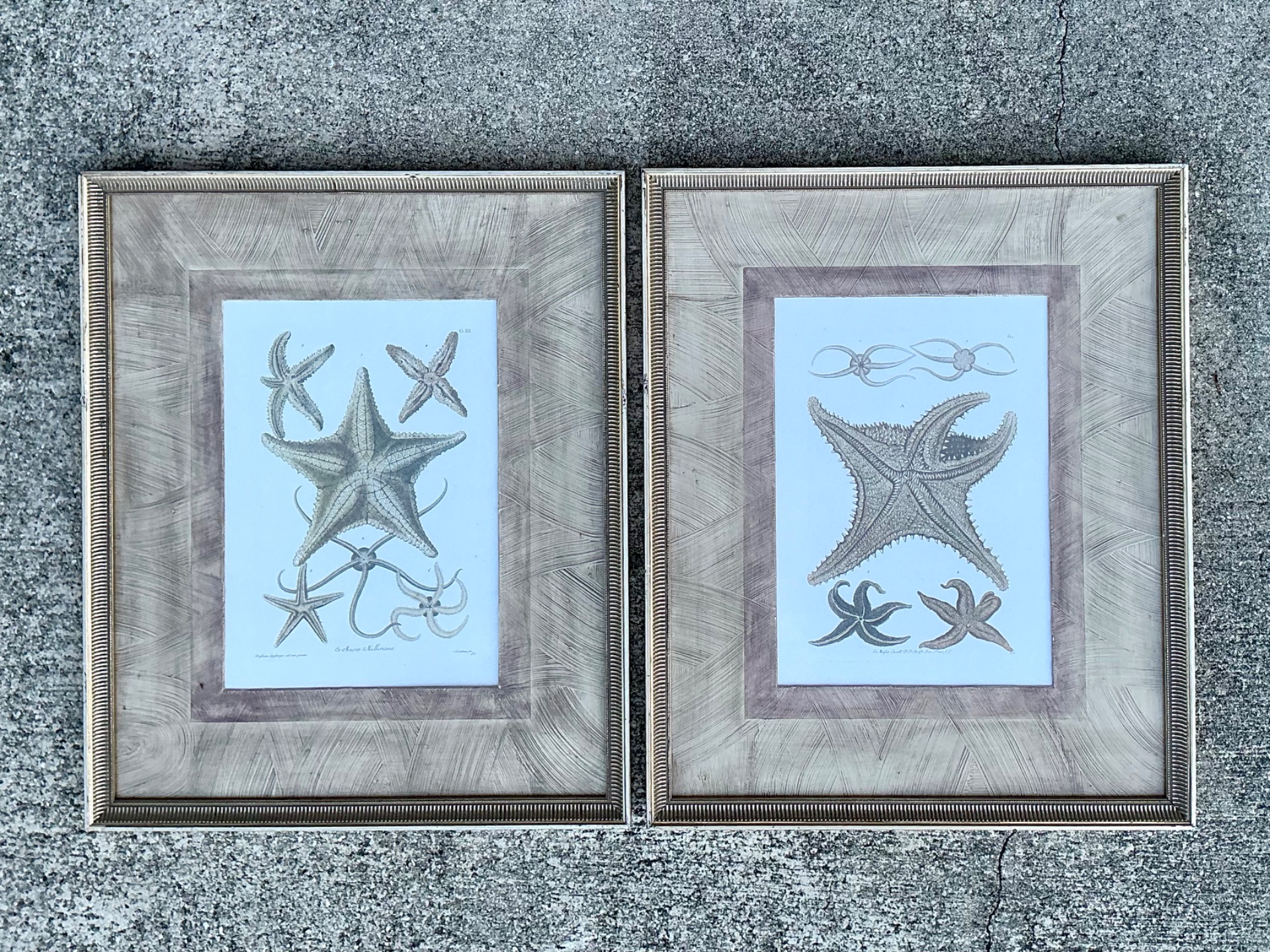 Vintage John Richard Coastal Prints - Set Of 2  - Side view