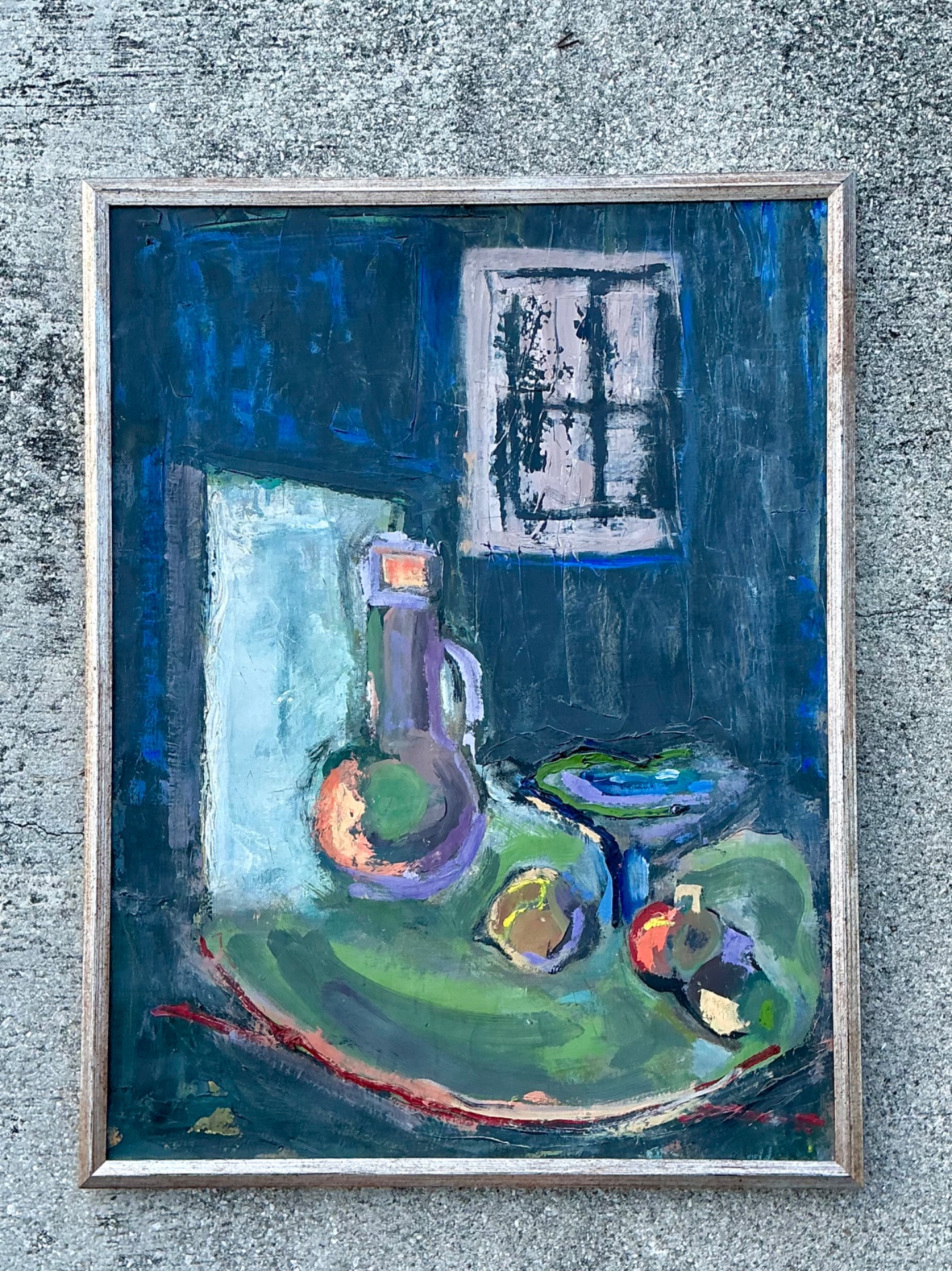 Vintage Framed Abstract Still Life - Top view