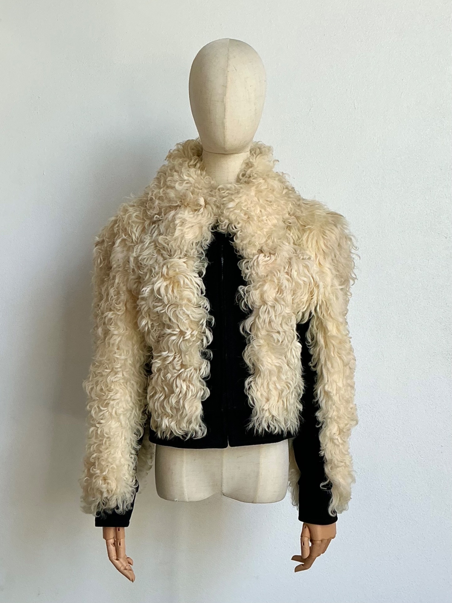 Vintage Shearling Wool Jacket - Side view