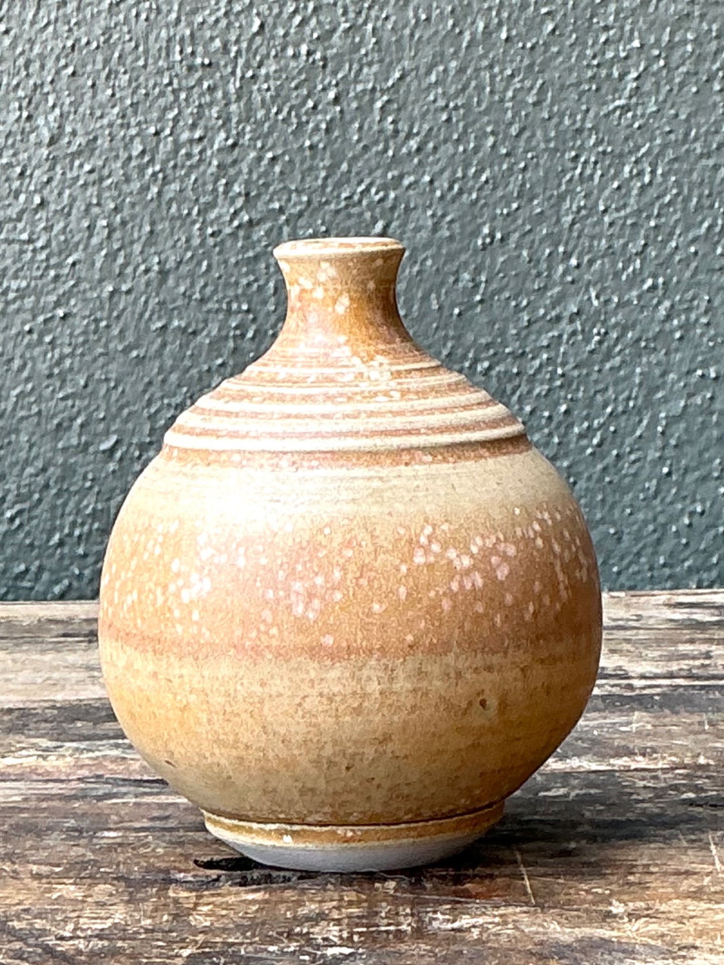 Vintage Studio Pottery Vase - Back view
