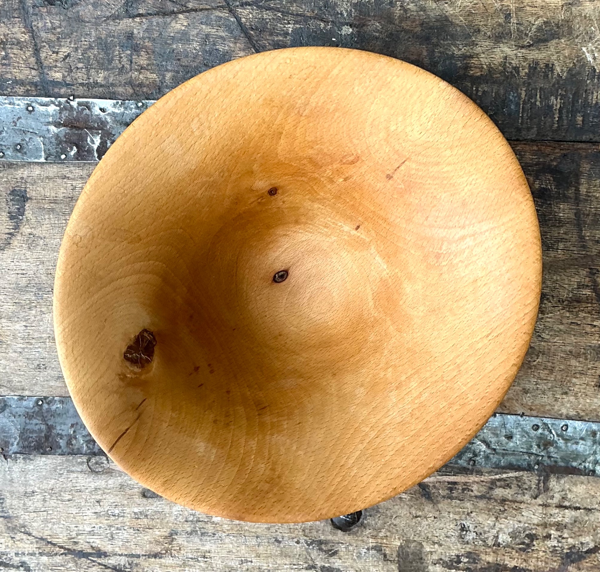 Signed 1994 Nova Scotia Wood Bowl - Back view
