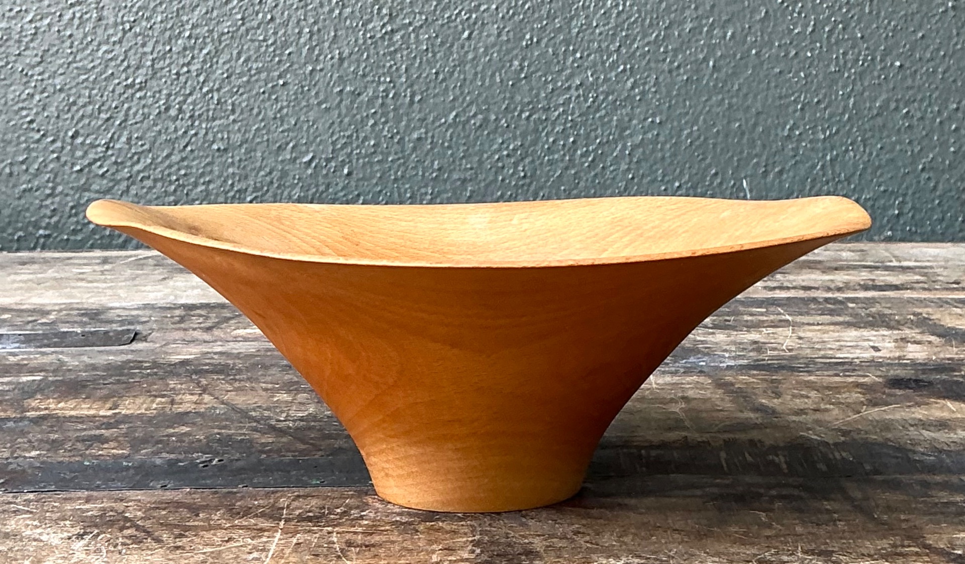 Signed 1994 Nova Scotia Wood Bowl - Top view