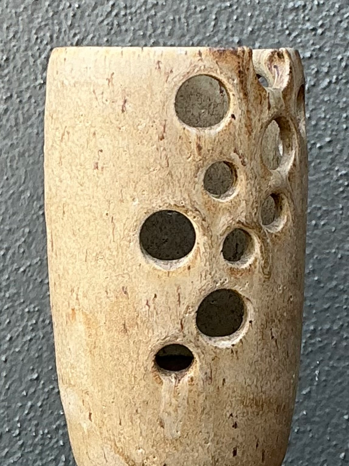 Vintage Abstract Studio Pottery Vase - Back view