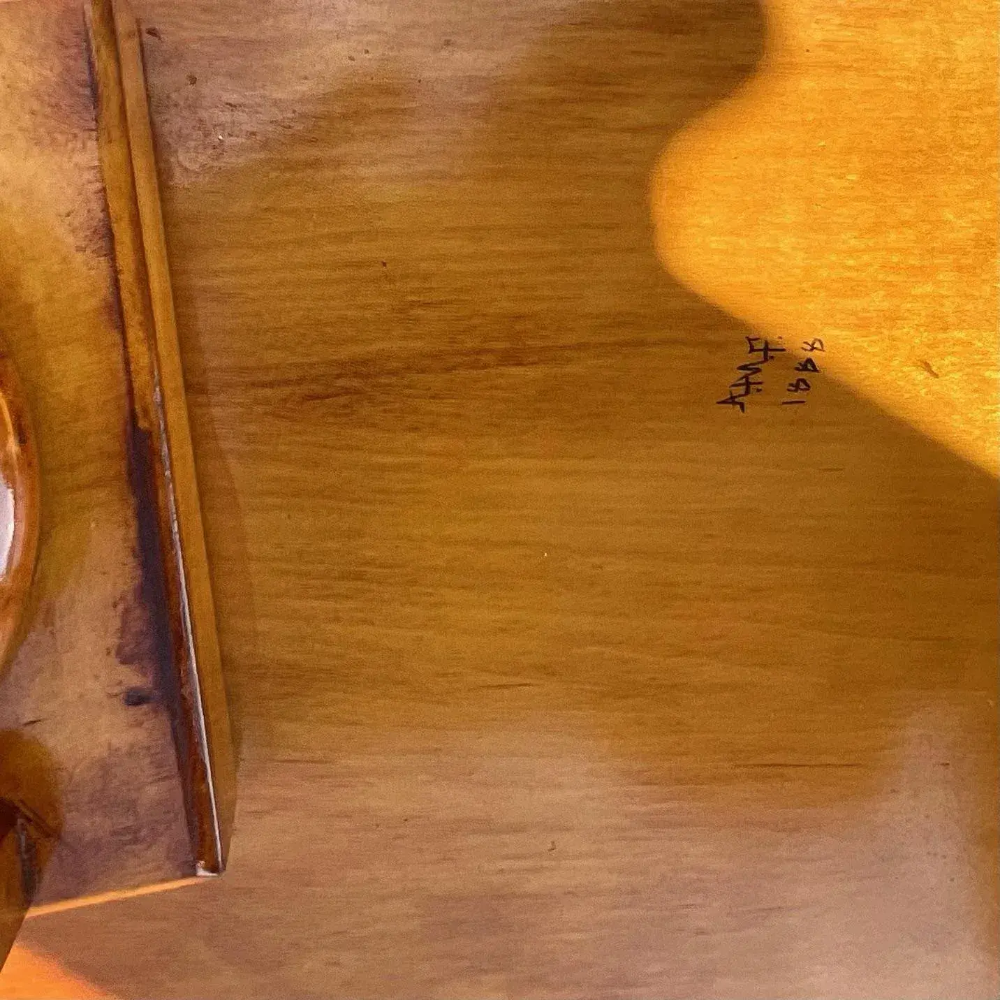 Late 19th Century Marquetry Drop Side Table - Back view