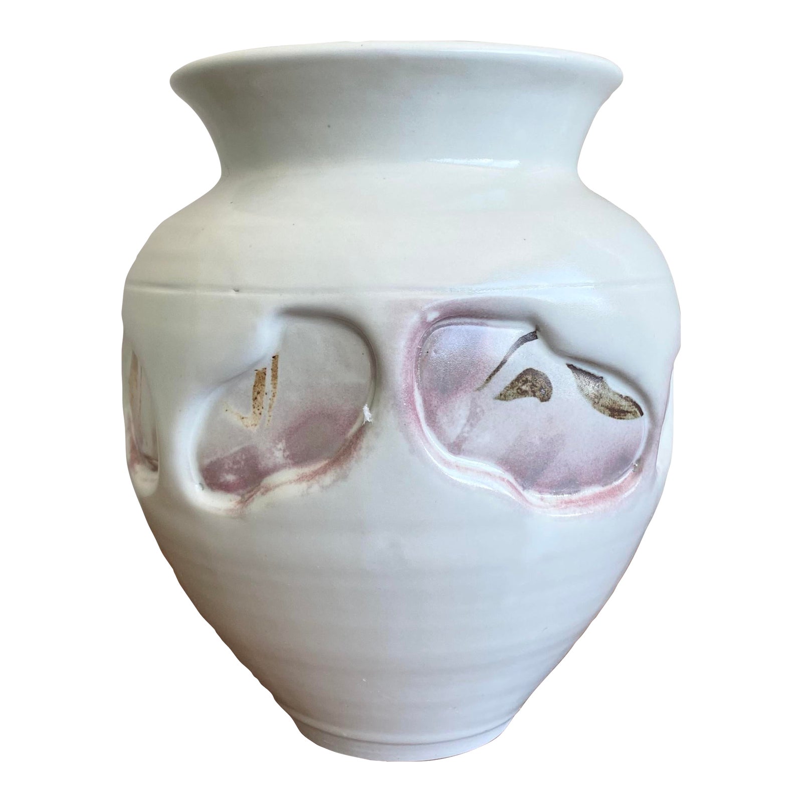 Late 20th Century Boho Studio Pottery Vase - Detail view