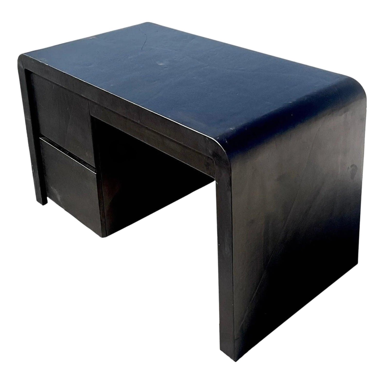 Late 20th Century Vintage Contemporary Signed Karl Springer Waterfall Desk