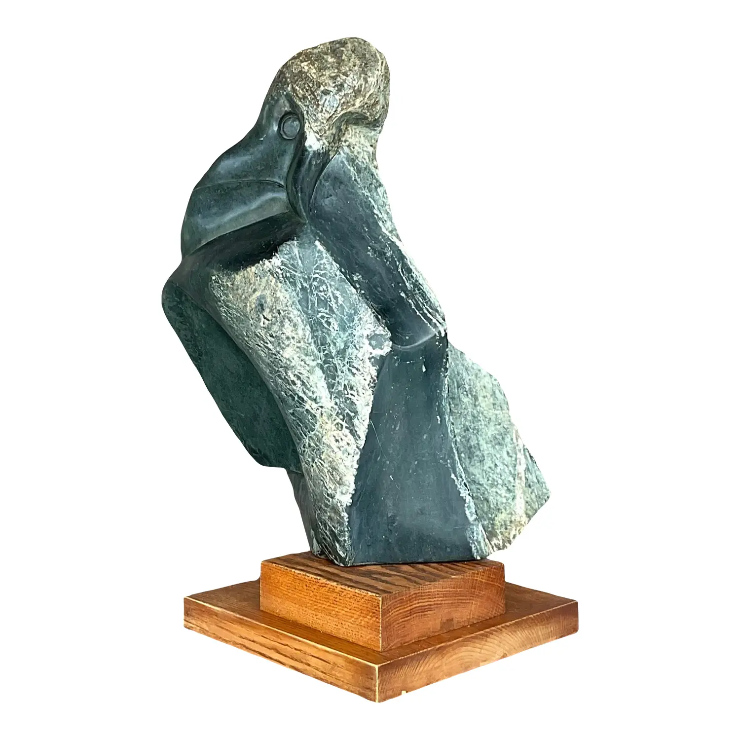 Mid 20th Century Vintage Boho Abstract Stone Sculpture