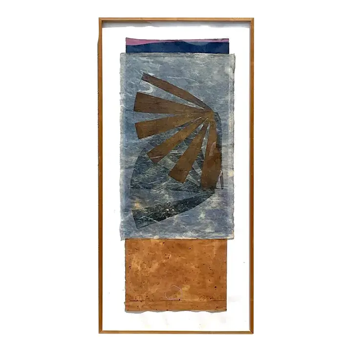 Original Scott Sandell Monumental Mixed Media Art
