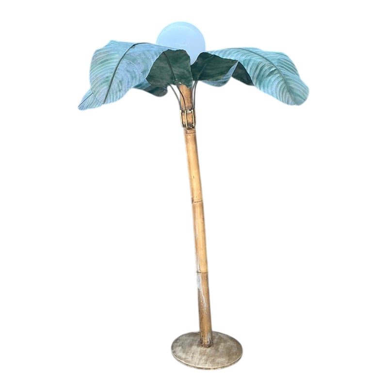 Vintage Palm Tree Floor Lamp