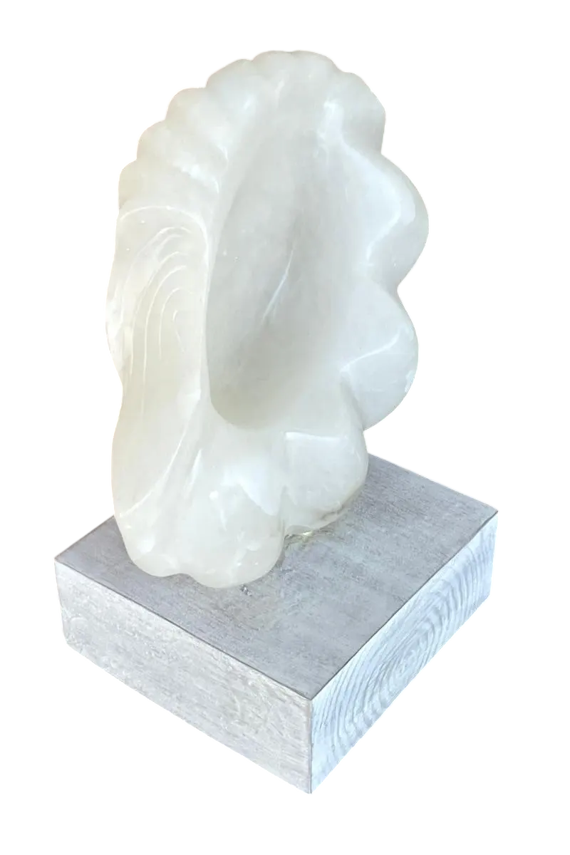 Vintage Boho Abstract Stone Sculpture