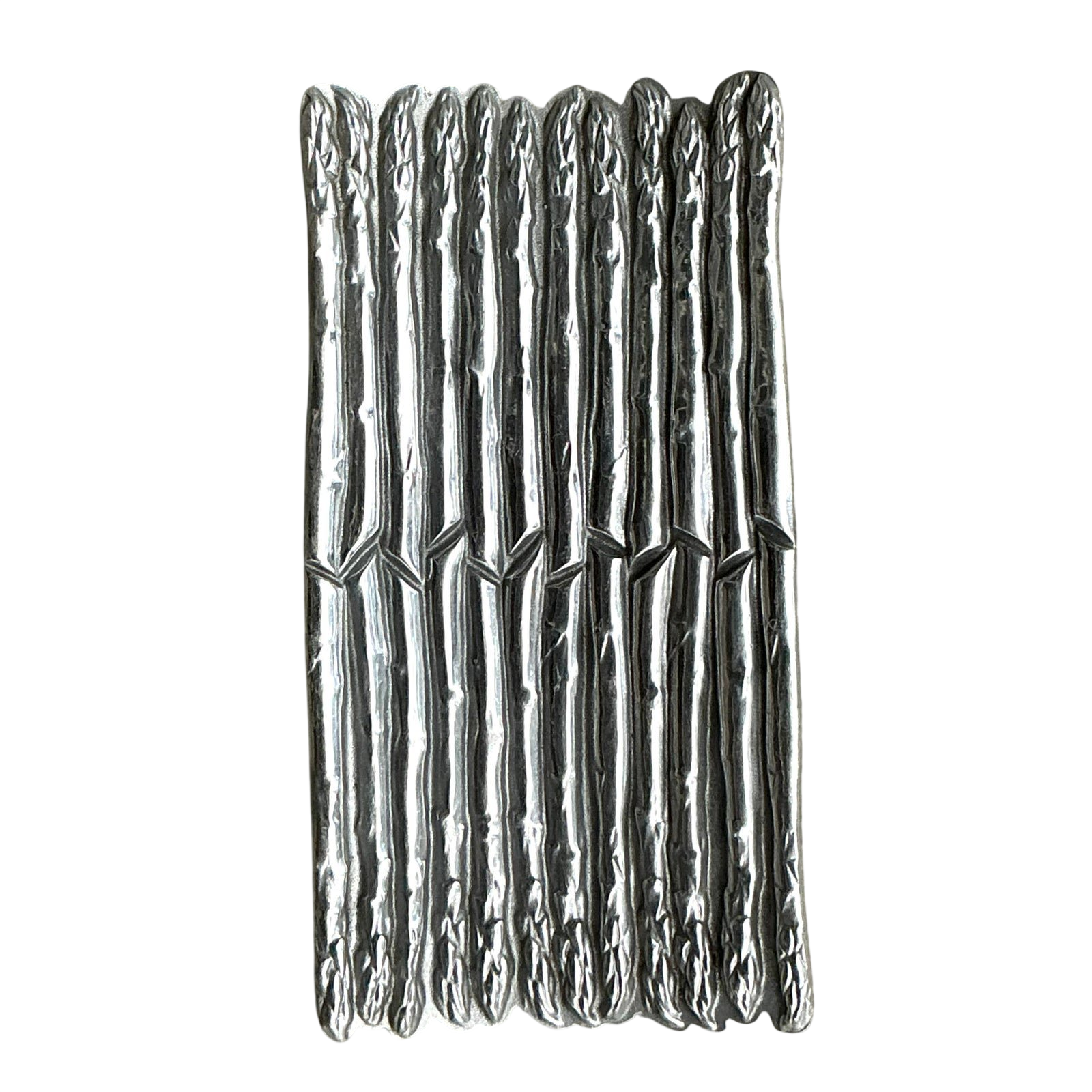Vintage Regency Cast Pewter Asparagus Tray
